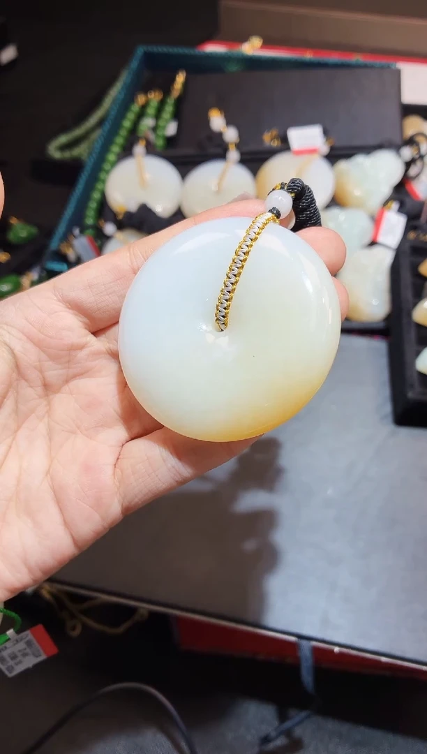 套链未镶嵌和田玉50MM 多样性发一Z