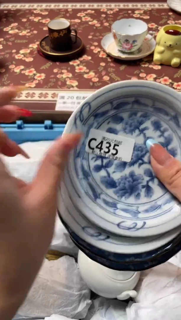 瓷片朱***茶瓷器瓷器C435
