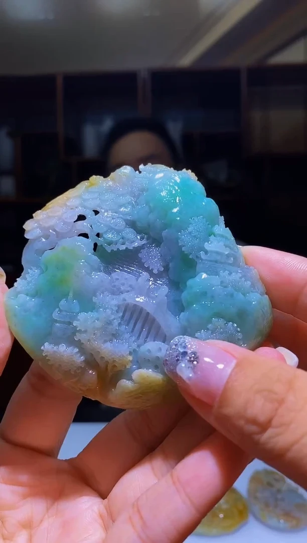 未镶嵌定制翡翠DD翡翠毛货WX-40