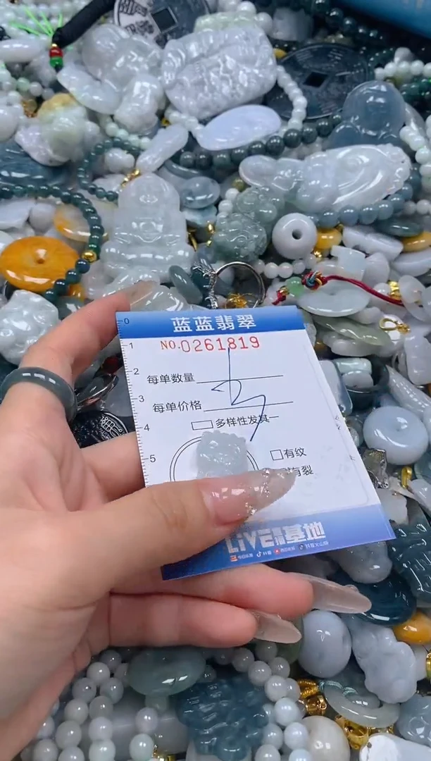 翡翠未镶嵌颈饰闪购0261819多样性发其一