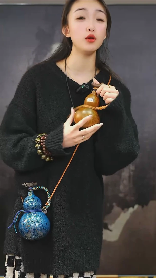 【闪购商品】XO100大漆酒葫芦不包手串及旋转底座