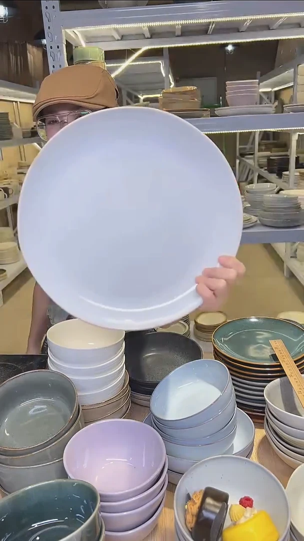 瓷372外贸尾货高温釉下彩陶瓷默认微瑕