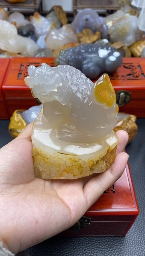 【闪购商品】玛瑙/玉髓摆件未镶嵌00