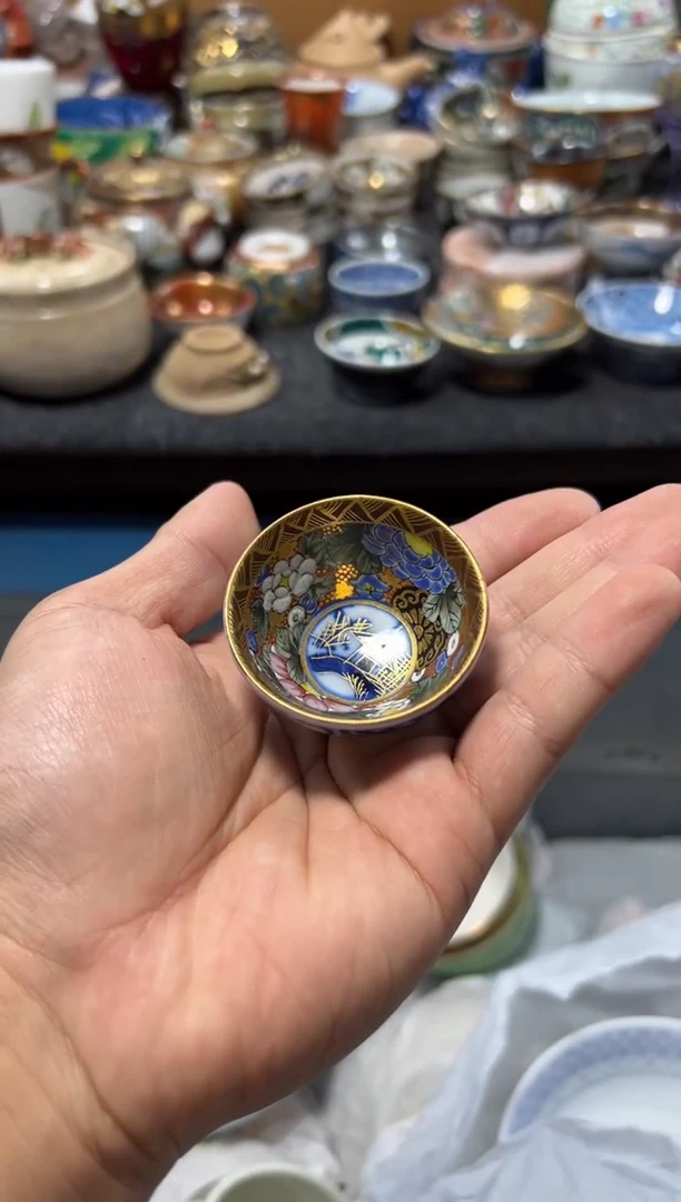 瓷片牛****班夏目海外回流瓷器中古品。
