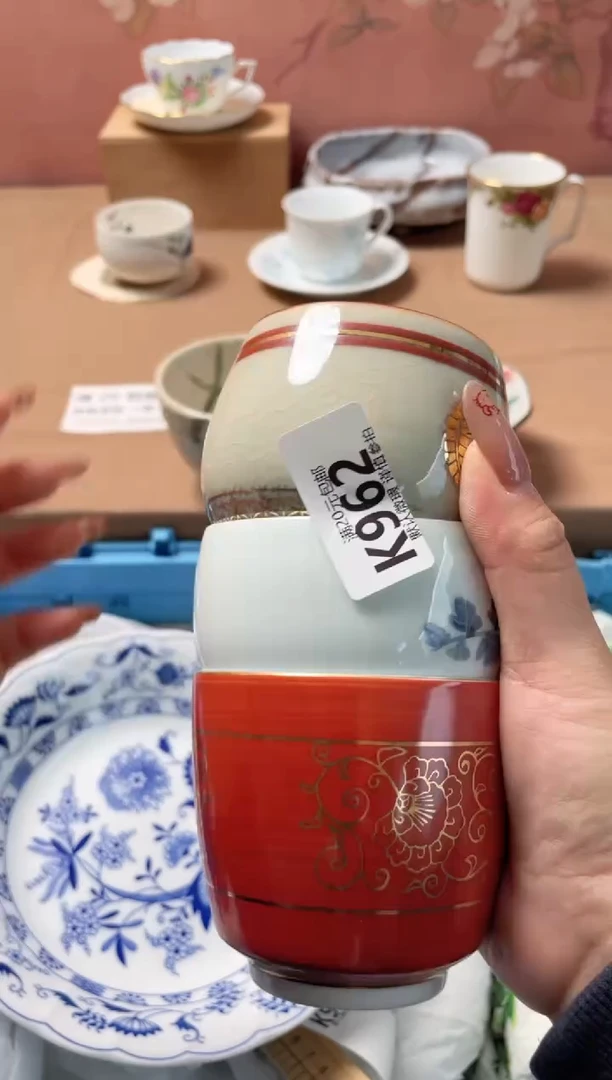 瓷片月*瓷器瓷器K962