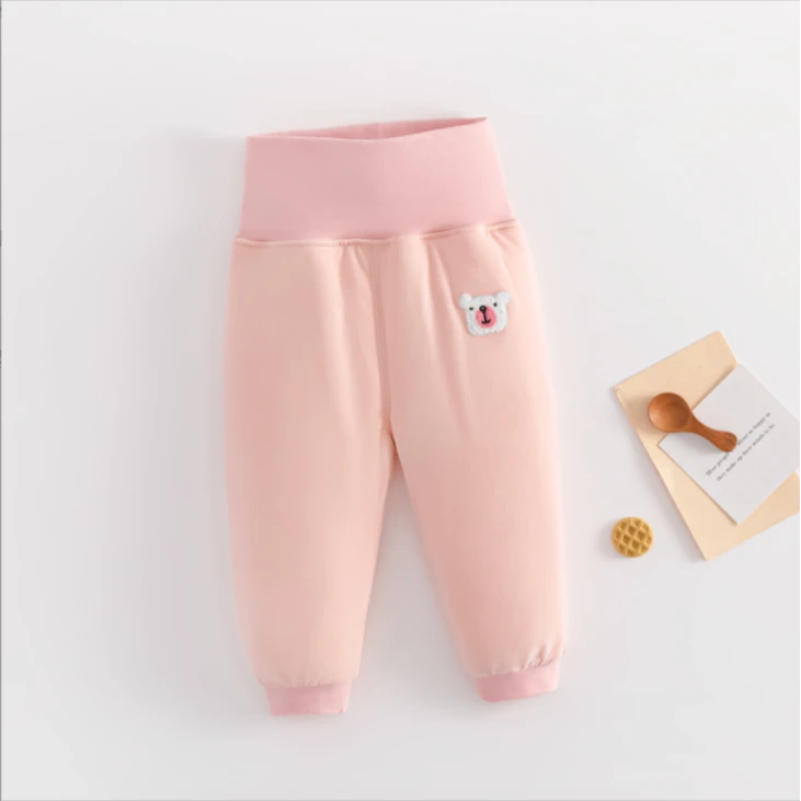 *贝适80g【高腰护肚】婴幼儿秋冬季保暖夹棉休闲纯棉A类贴身裤