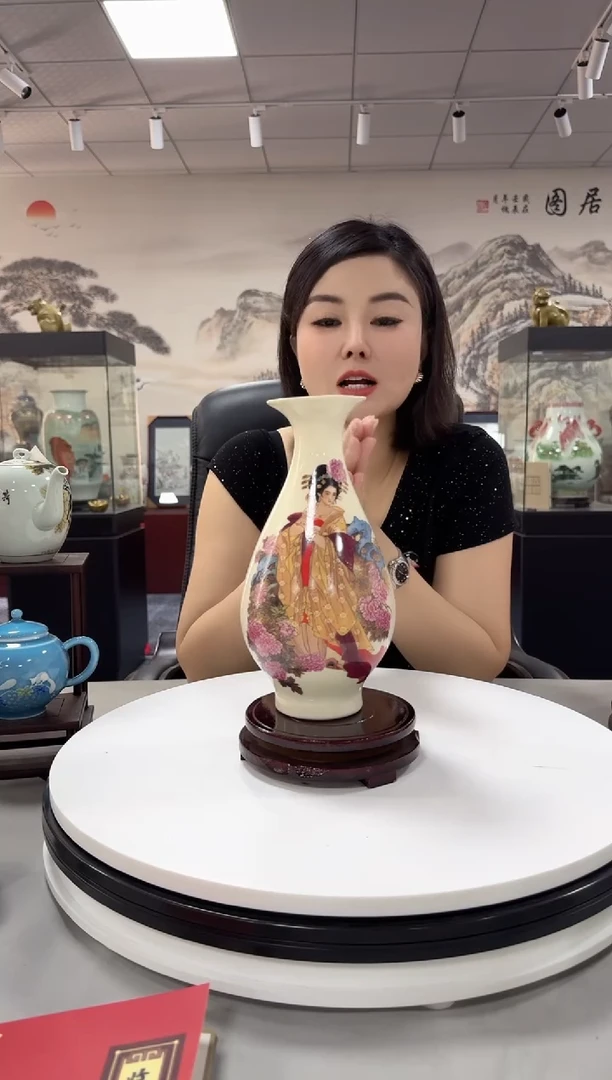 陶瓷盖子款景德镇其他摆件