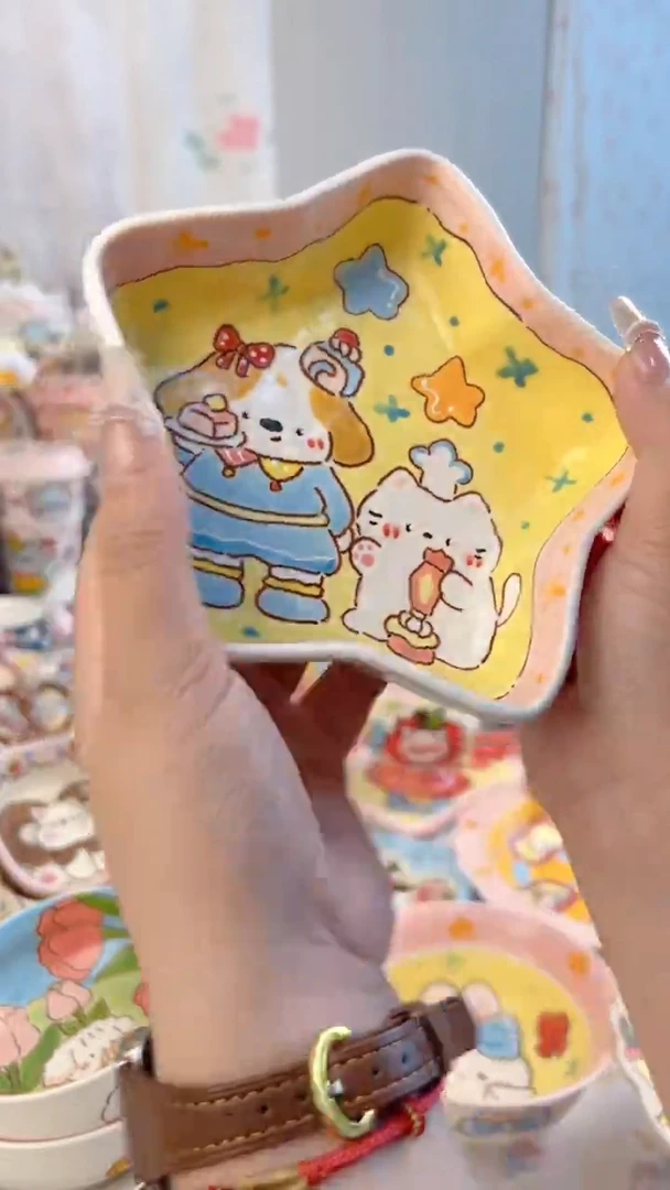 杯子陶景德镇陶瓷手绘微瑕处理