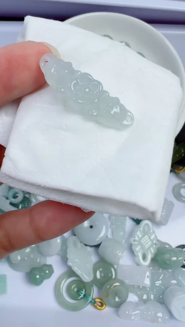 散珠翡翠287号链接，A货翡翠