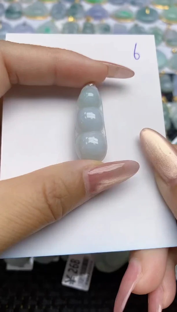 【闪购商品】翡翠颈饰未镶嵌天然A货翡翠 6