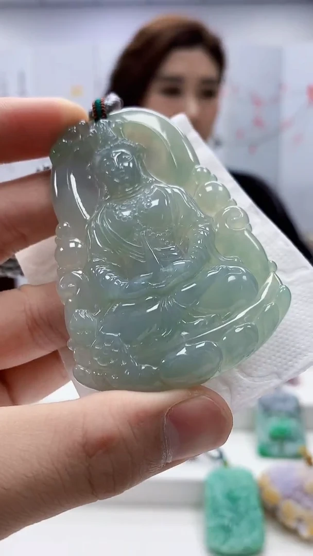 定制翡翠未镶嵌4829bb-毛货挂件32