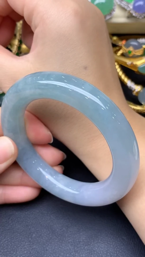 未镶嵌手镯翡翠217-雪姐翡翠天天见