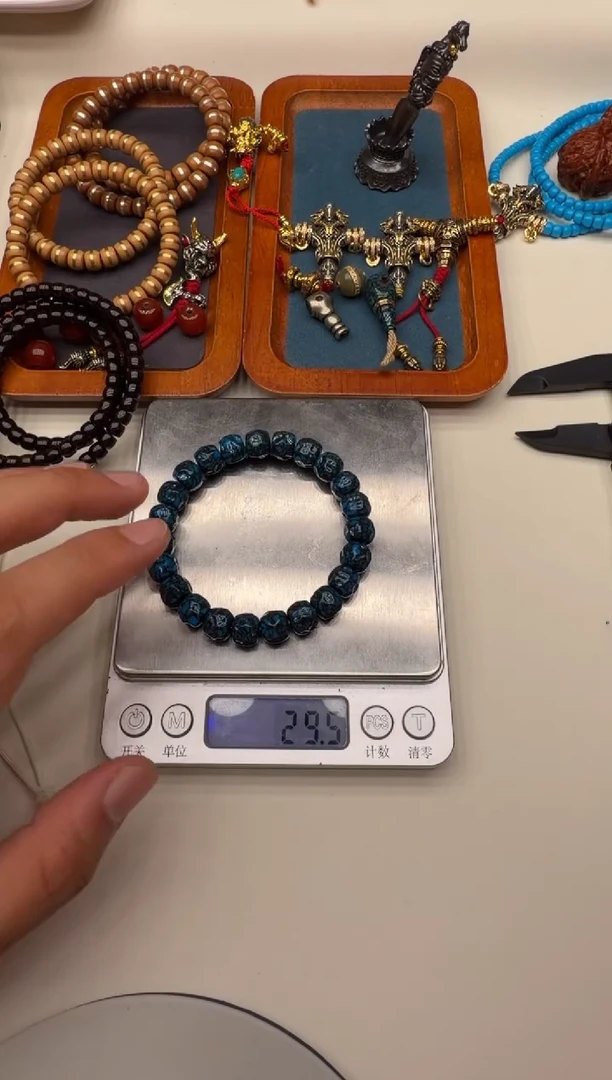 未镶嵌绿松石手串网花无相