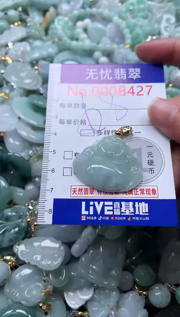 颈饰未镶嵌翡翠8427