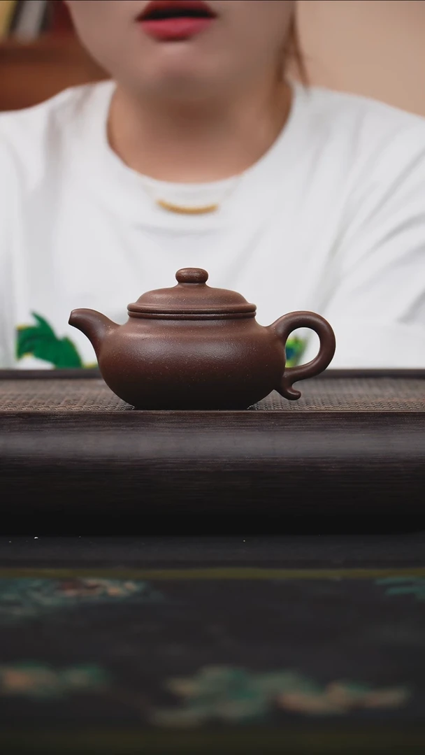 茶壶紫砂金林传砂 仿古