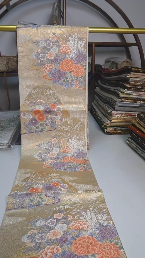 【闪购商品】织绣43西阵织六通花卉