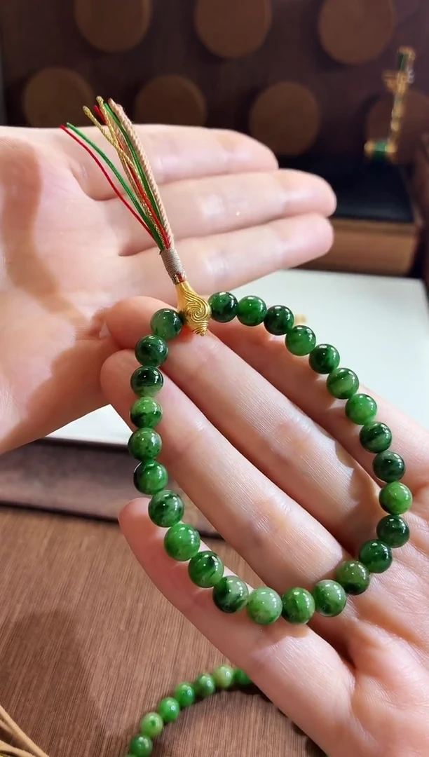 未镶嵌手串翡翠手饰