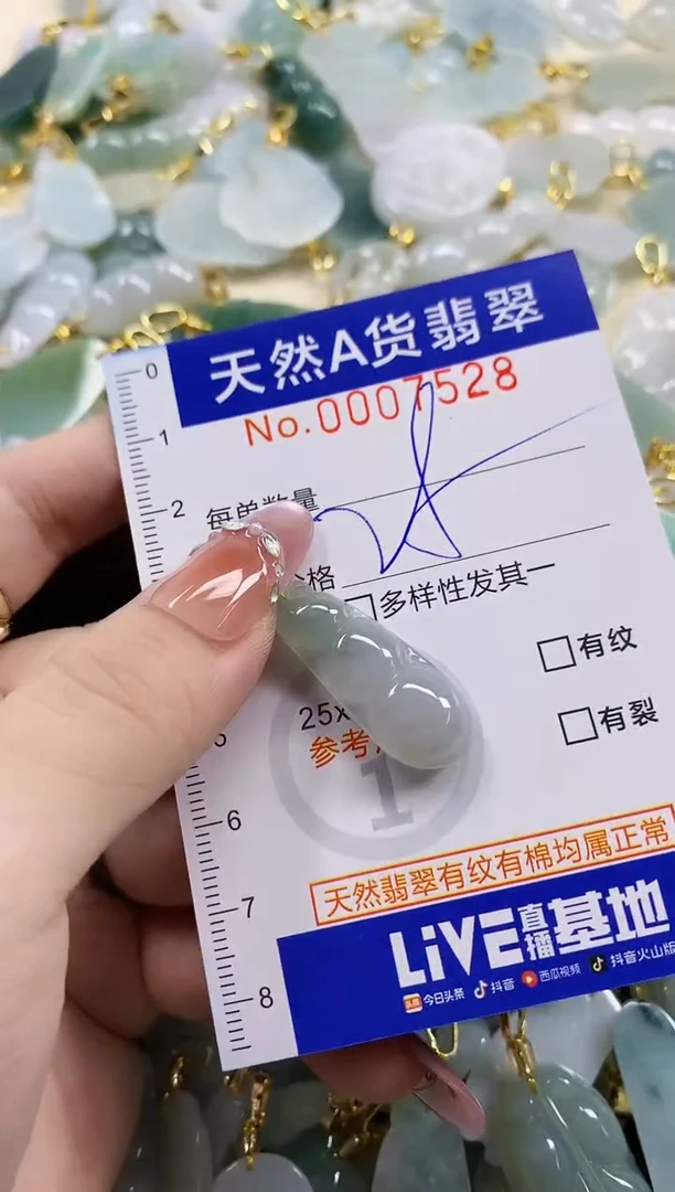 颈饰未镶嵌翡翠天然A货翡翠