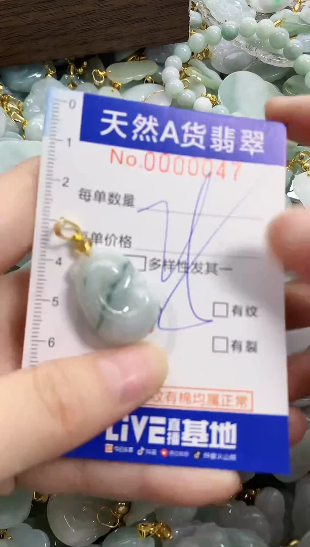 颈饰未镶嵌翡翠天然A货翡翠