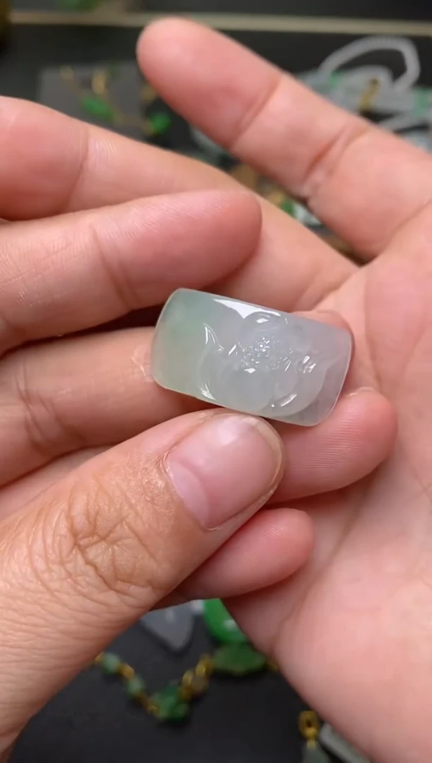 颈饰未镶嵌翡翠开***天净货30758