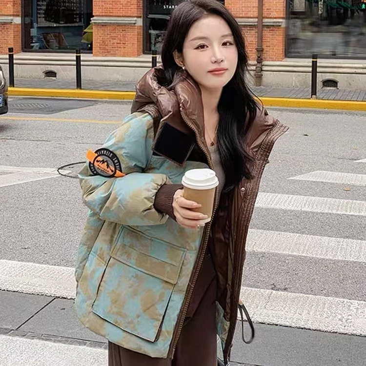 二代升级复古迷彩设计款羽绒服098-佳佳