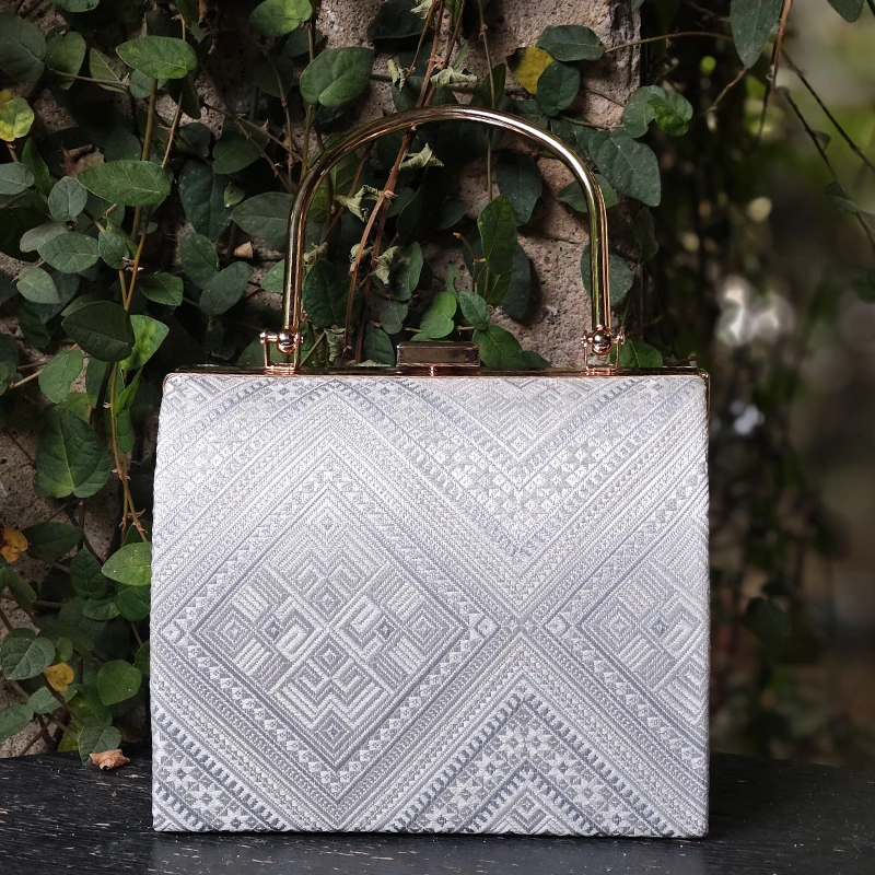 山水口金包壮锦包包广西非遗2025新款女士手提单肩斜挎高级感包包