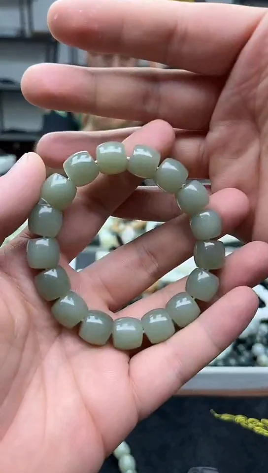 未镶嵌手串和田玉纯天然新疆且末迪克兰13