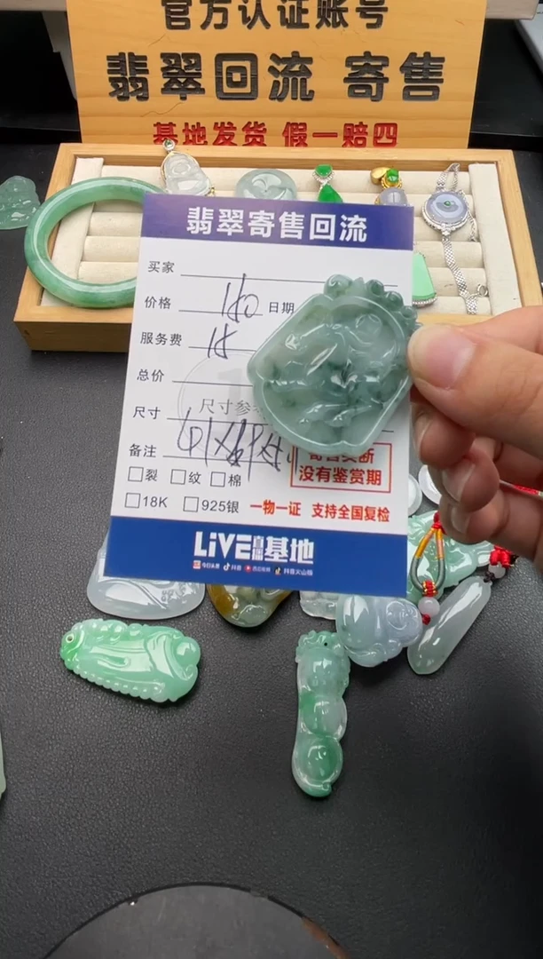 颈饰未镶嵌翡翠10146738