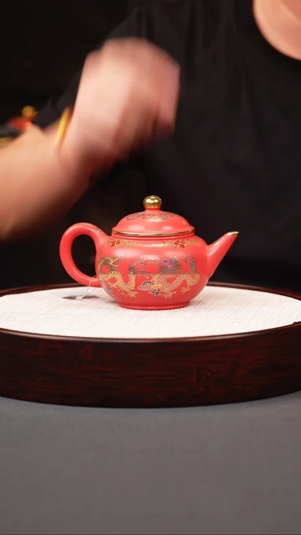 茶壶紫砂贵妃泥珐琅彩水平