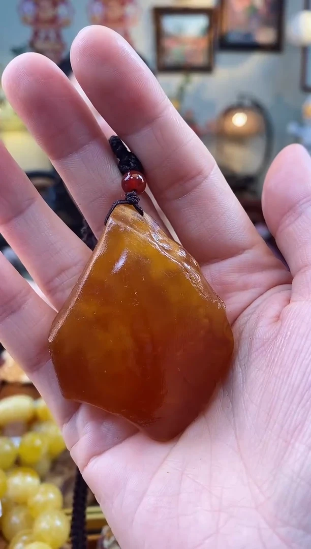 【闪购商品】琥珀颈饰未镶嵌吊坠