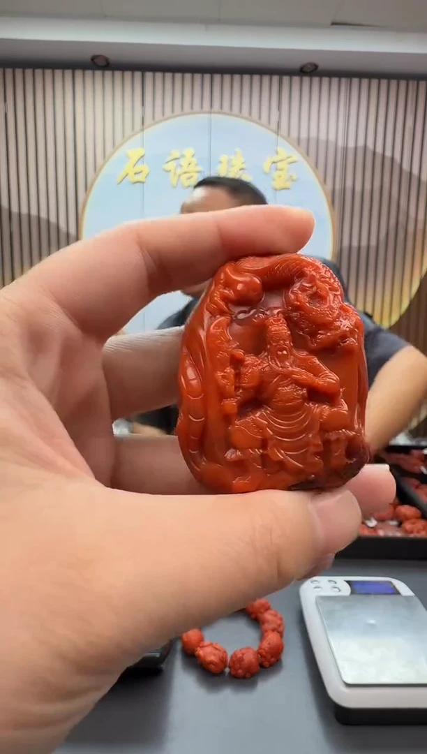 未镶嵌雕刻南红玛瑙105ZB1123产品一个