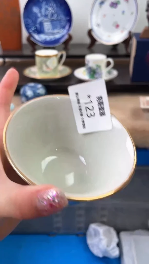 【闪购商品】瓷片123海外中古回流瓷器 默认瑕疵慎拍