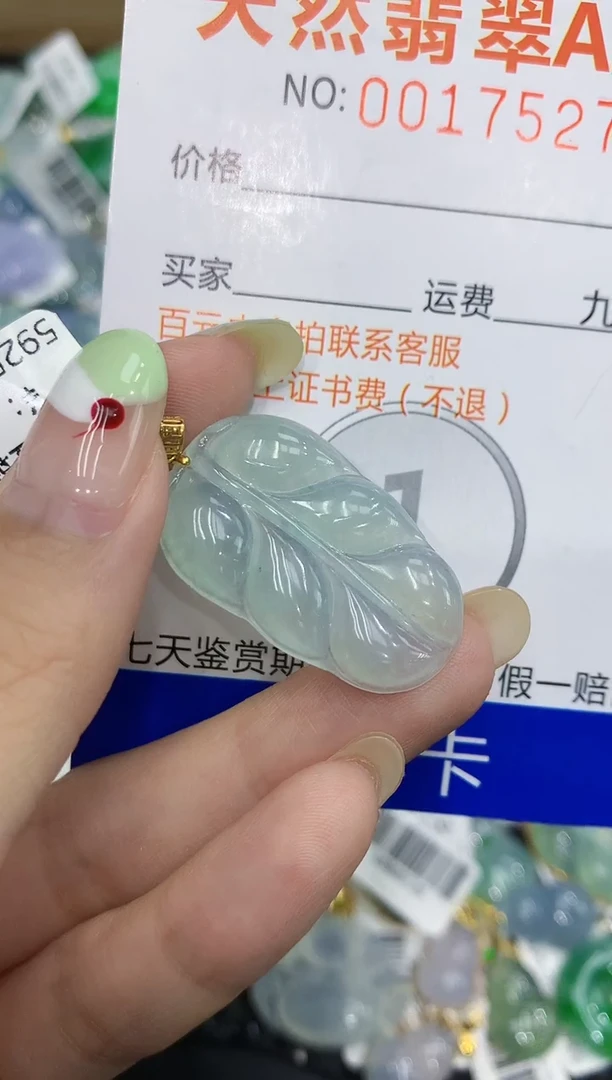 翡翠18K金镶嵌颈饰 111111111111