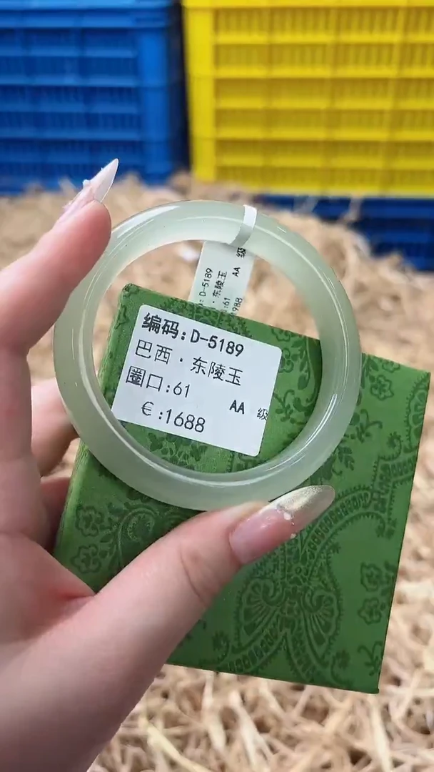 未镶嵌手镯石英质玉D-5189