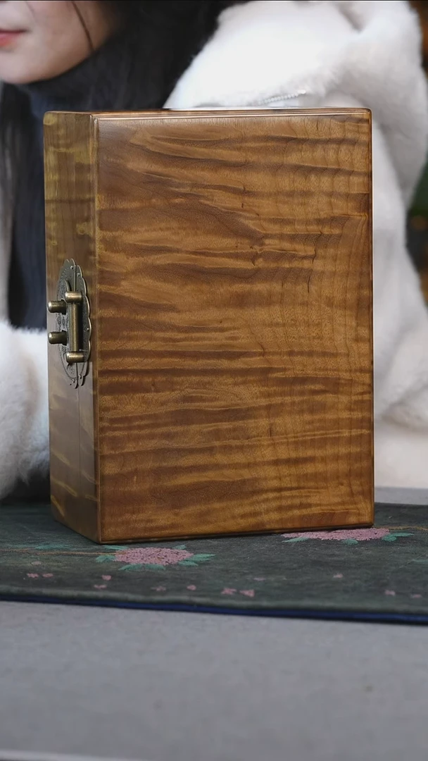 【闪购商品】乌木类箱金丝楠古沉一木一器首饰盒