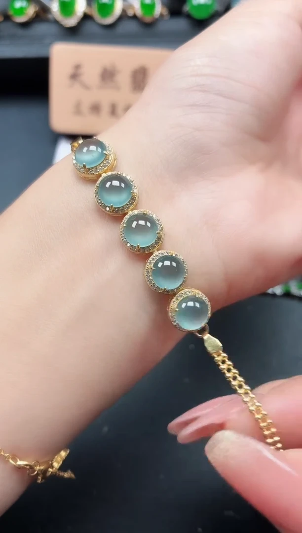 银S925镶嵌戒指翡翠11