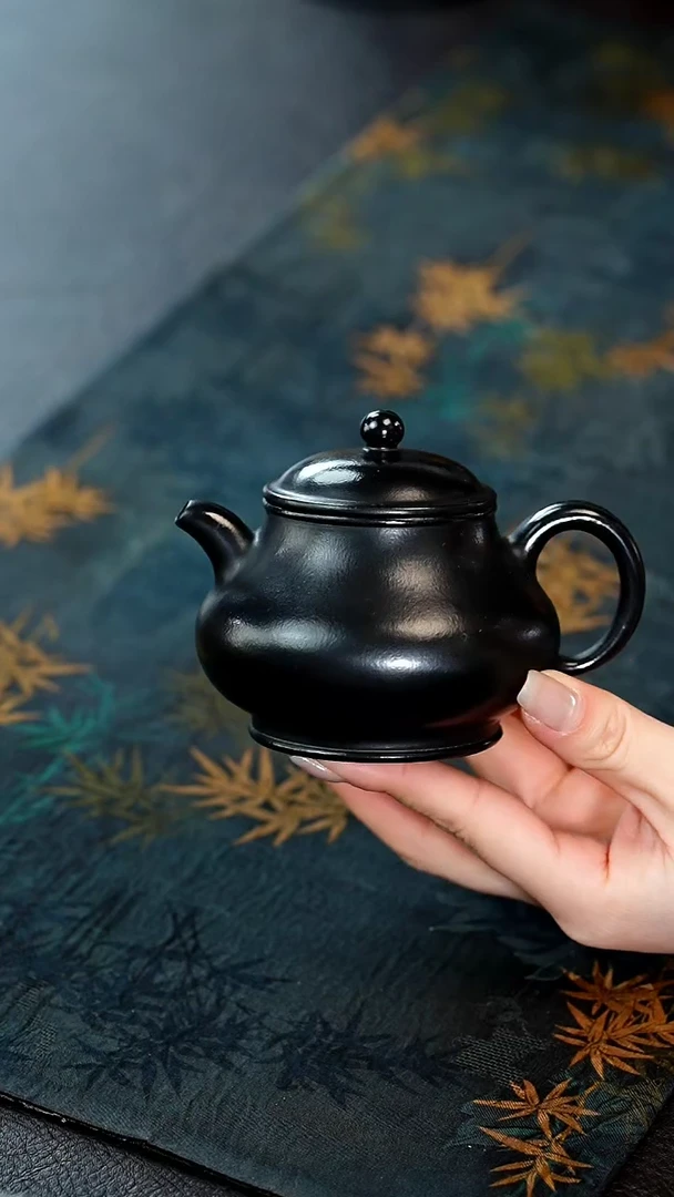 【闪购商品】紫砂茶壶45紫砂壶雾灰