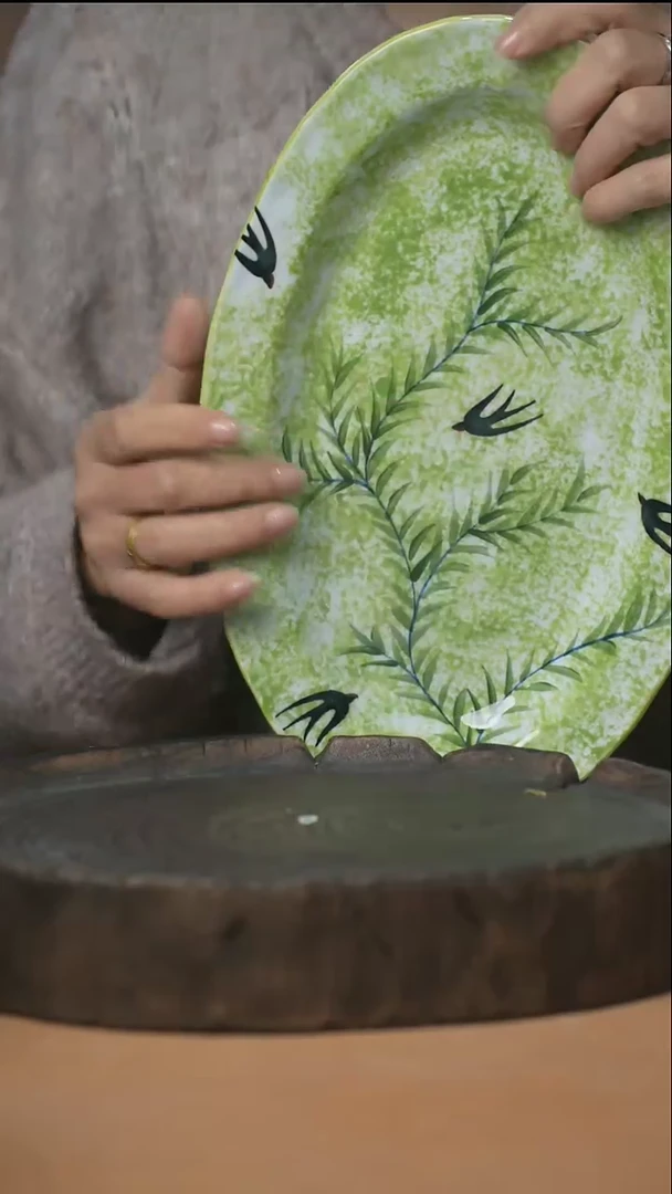 【闪购商品】瓶景德镇手工手绘餐具D3328