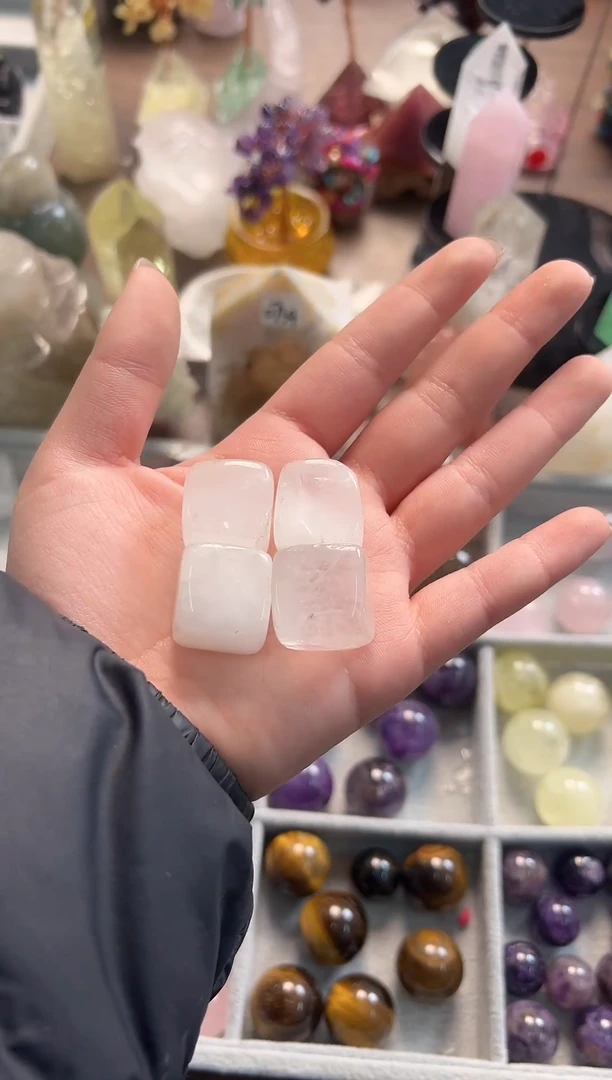 未镶嵌珠宝半成品水晶S050 拍一发四
