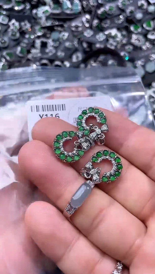 【闪购商品】翡翠颈饰未镶嵌Y116多样性发其一