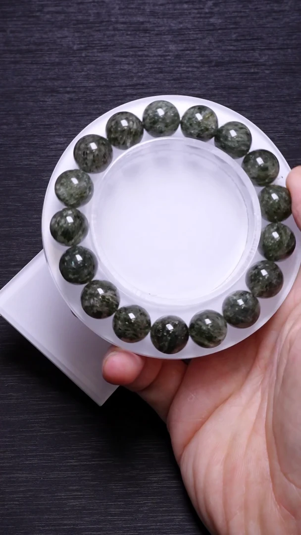 【闪购商品】水晶单圈未镶嵌Q001绿幽灵单圈11mm