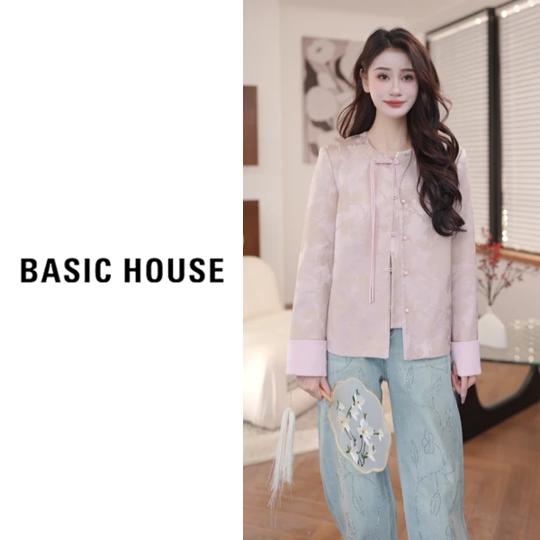 Basic House/百家好春秋百家好秋季国风中式印花外套B1195B5G822