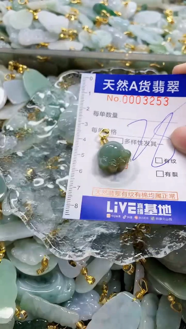 颈饰未镶嵌翡翠天然A货翡翠