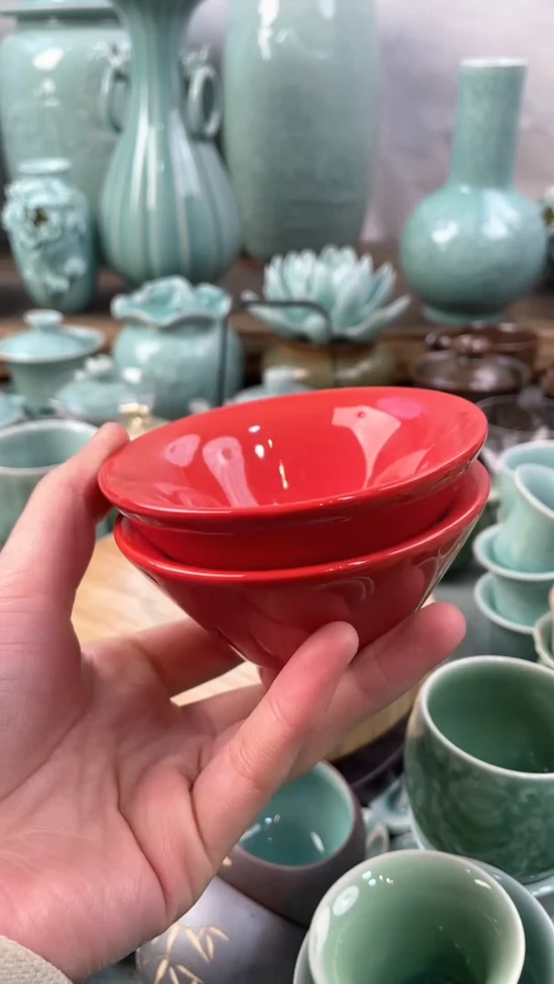 【闪购商品】2个 特价 微瑕 慧仙青瓷