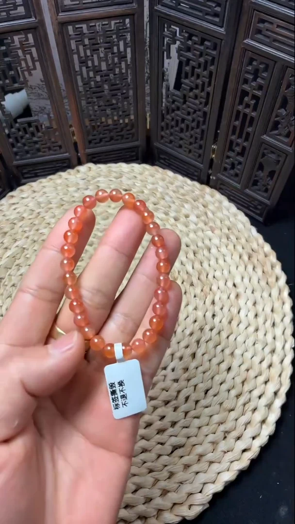 未镶嵌手串南红玛瑙冰飘手串6mm