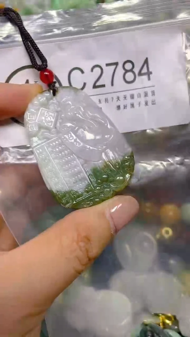 颈饰未镶嵌翡翠/ C /翡翠A货，一件也是批发价