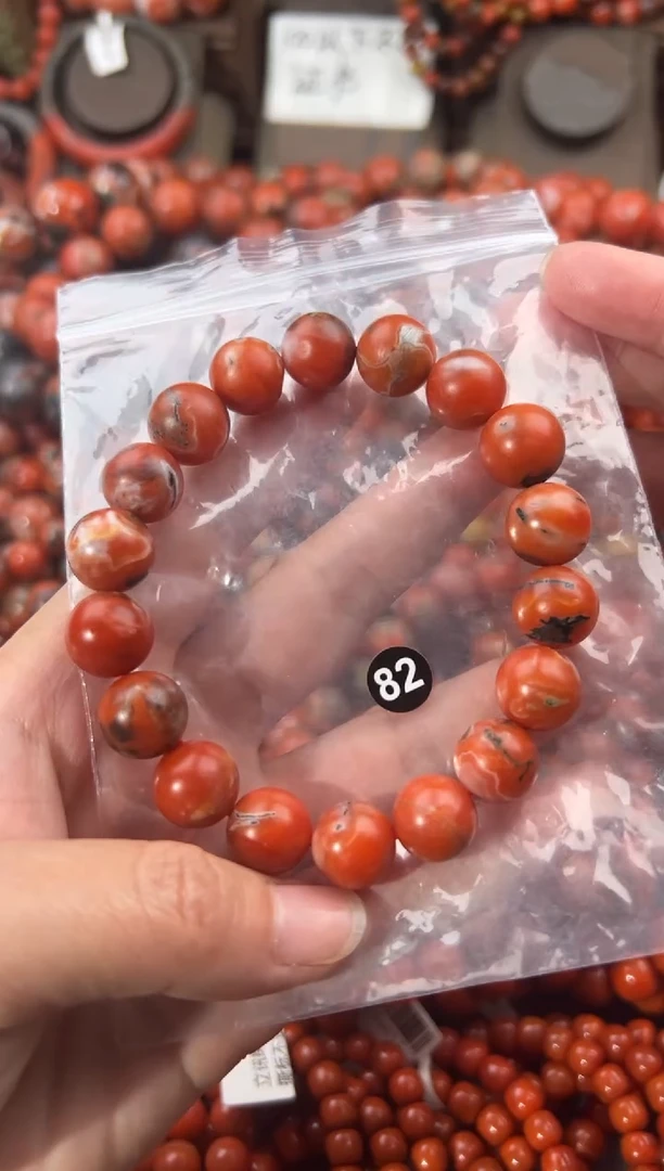未镶嵌手串南红玛瑙12+