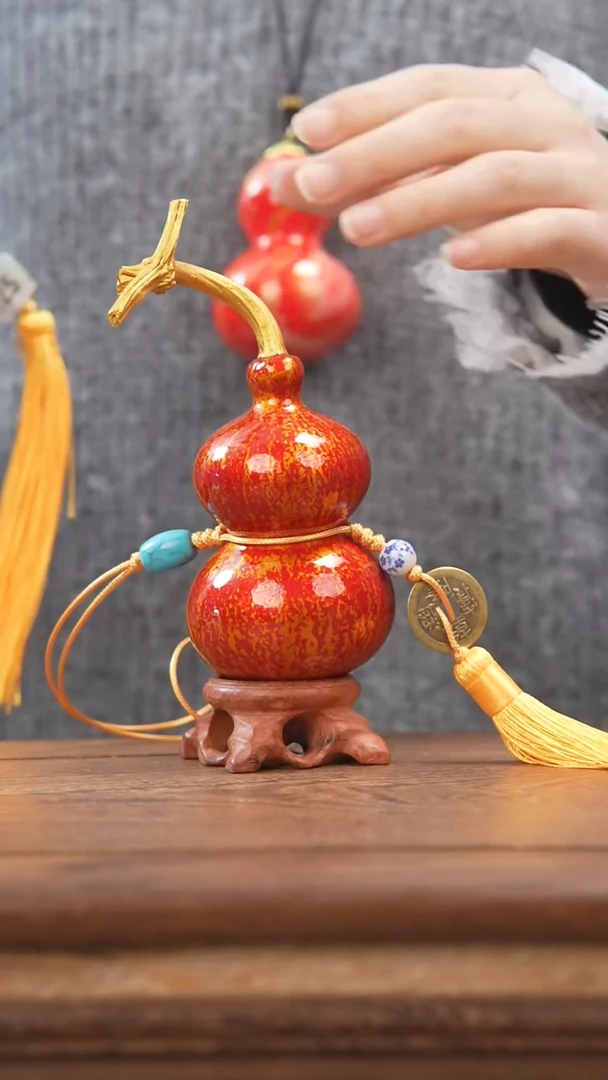 【闪购商品】726号-大漆小葫芦挂件（福利款）