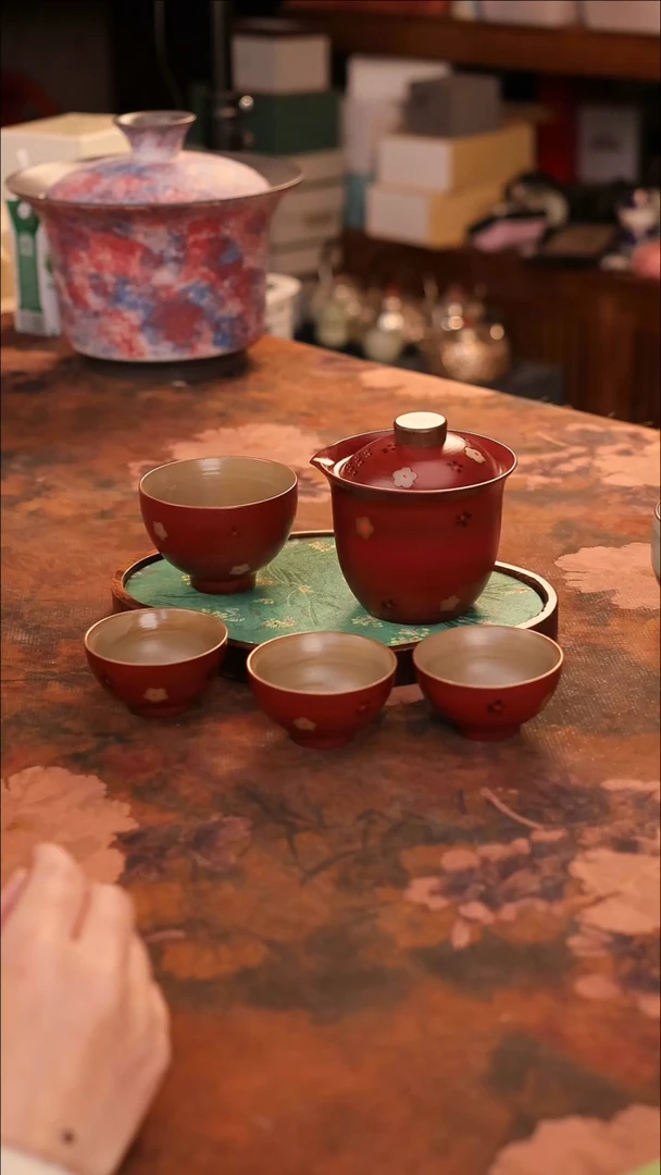 【闪购商品】陶瓷茶具（无礼盒无茶盘）@@A11710