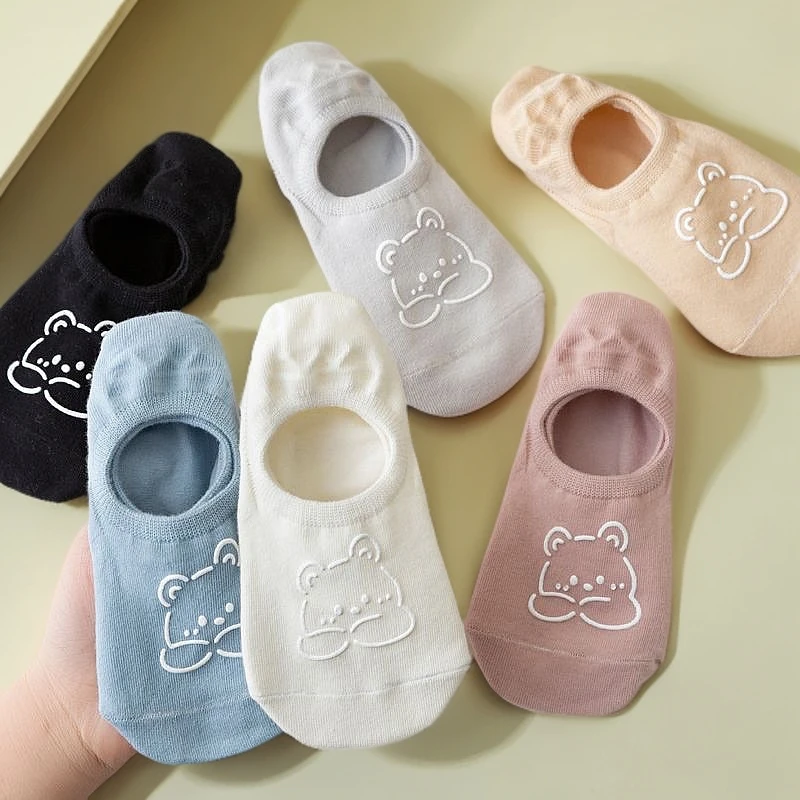 新款白色袜子女船袜春夏季ins潮夏季薄款防滑不掉跟浅口隐形短袜